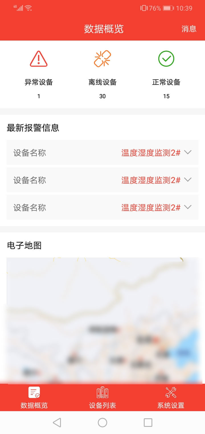 智慧機房APP數(shù)據(jù)概覽